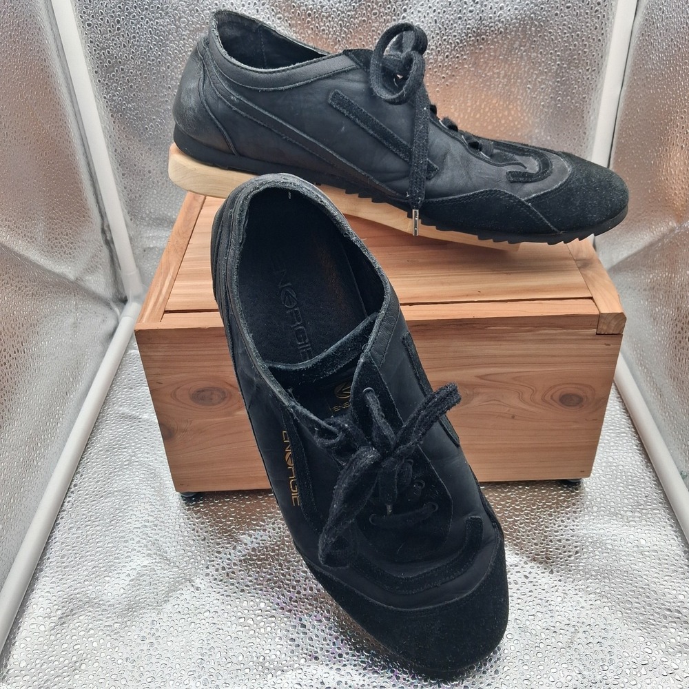Energie Men's Low Top Black Athletic Sneakers Size 7.5